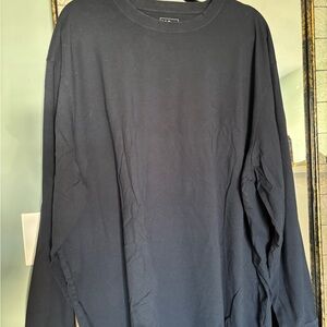 L.L. Bean Men's Navy Blue Long Sleeve Shirt